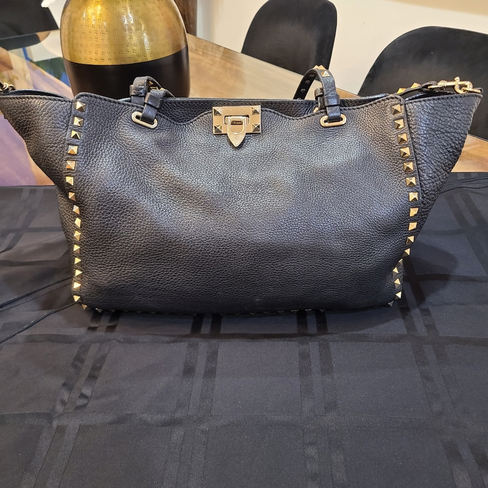 VALENTINO GARAVANI ROCK STUD TOTE